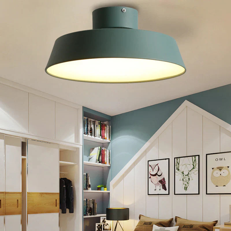 Avenae - Lampada da soffitto LED rotonda in stile nordico minimalista