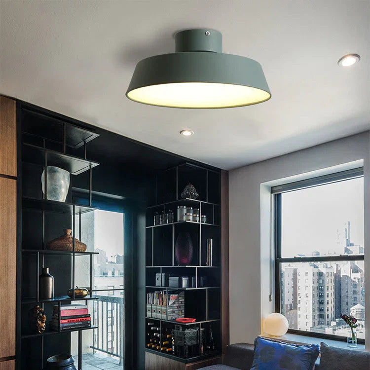 Avenae - Lampada da soffitto LED rotonda in stile nordico minimalista