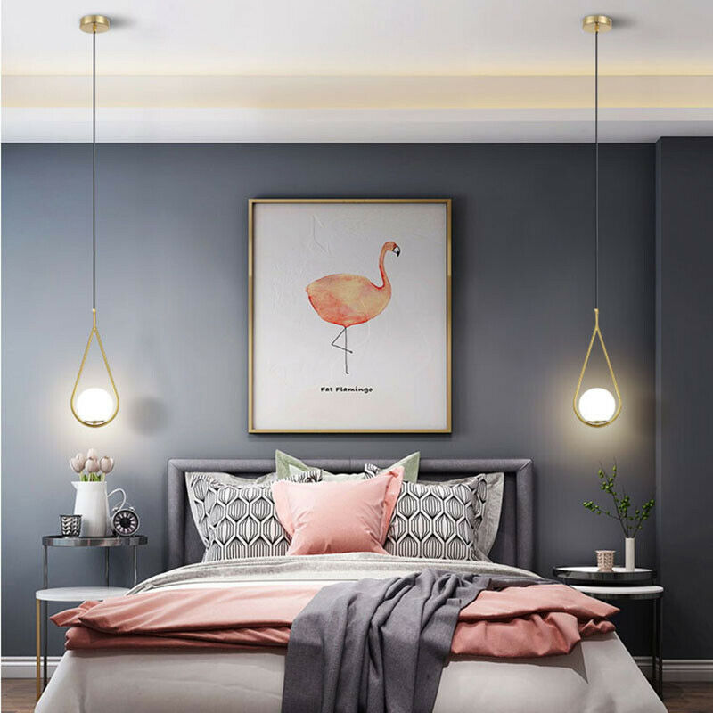 Sorelia - Lampada a Sospensione LED Moderna in Oro a Forma di Goccia