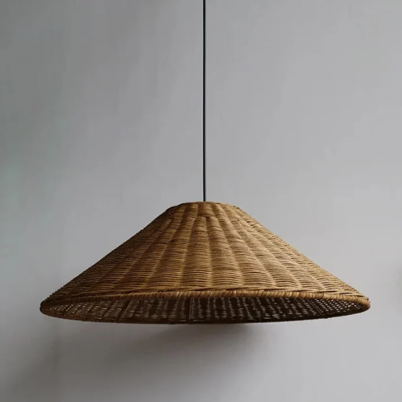 Aurethia - Lampada a sospensione LED in bambù dallo stile scandinavo