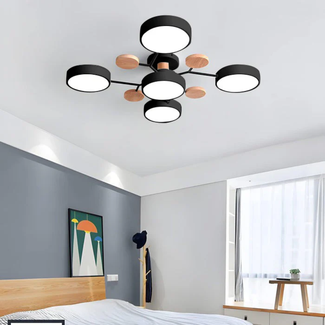 Clio - Lampada LED Moderna da Soffitto di Forma Rotonda