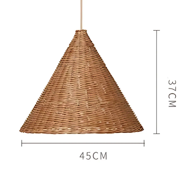 Aurethia - Lampada a sospensione LED in bambù dallo stile scandinavo