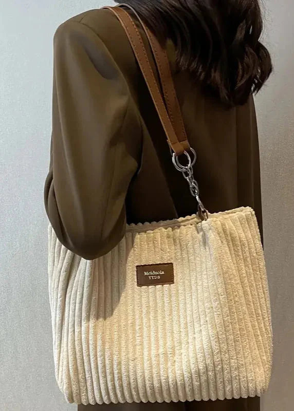 Women's Quilted Shoulder Hand Bag with Dual Strap Design
