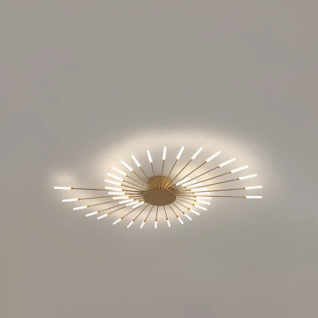 Spiral - Lampada a Soffitto LED di Lusso | Elegante Lampadario per il Soggiorno