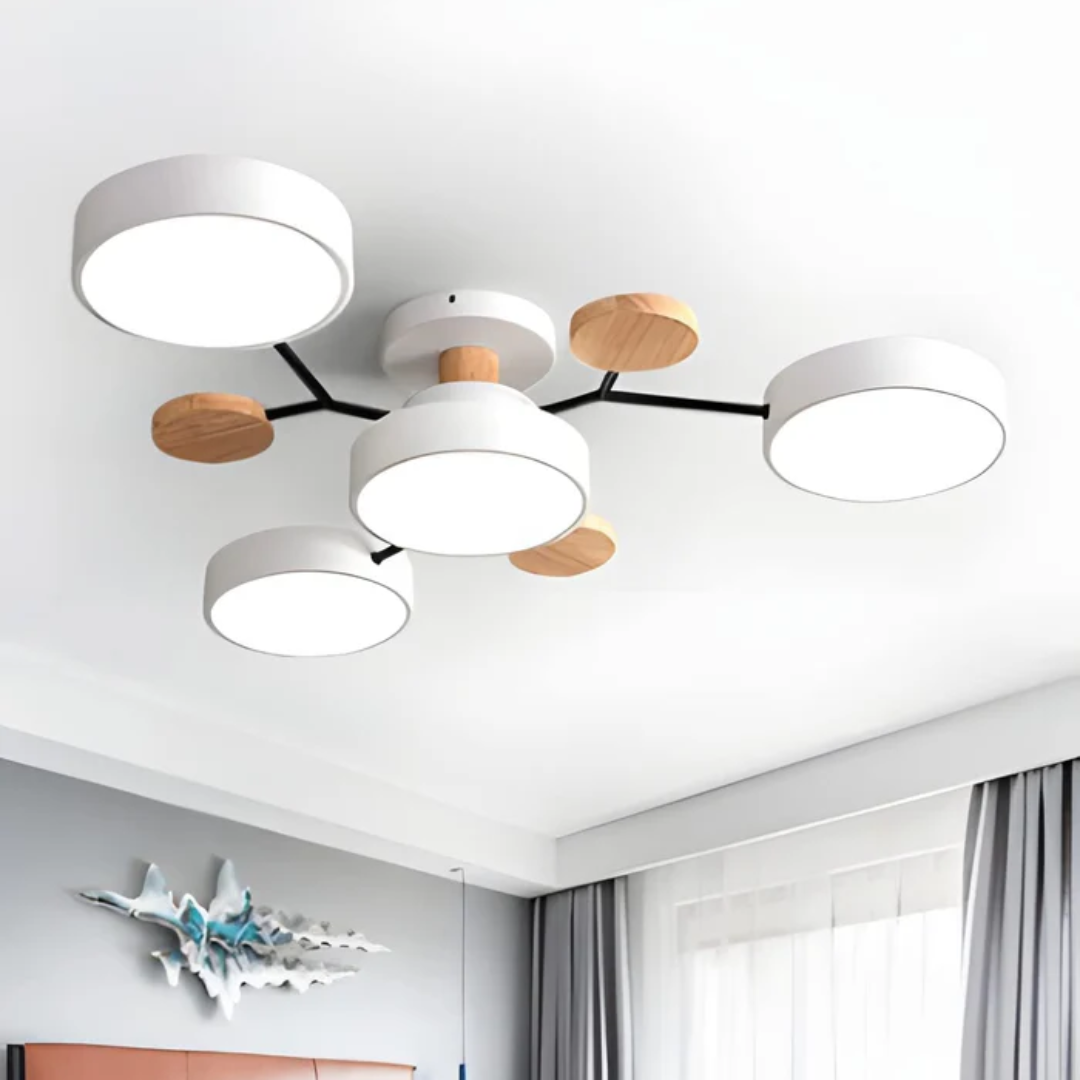 Clio - Lampada LED Moderna da Soffitto di Forma Rotonda