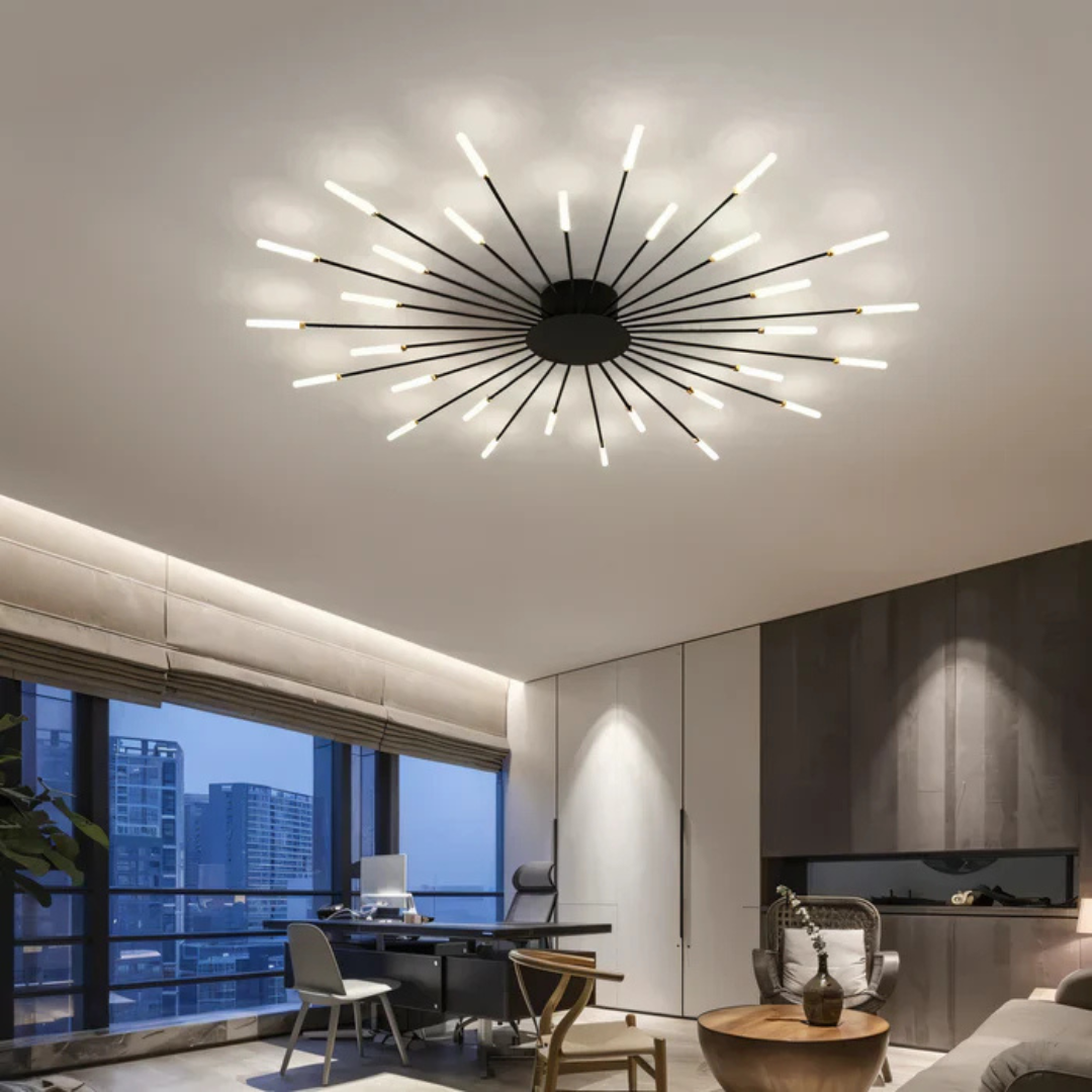 Spiral - Lampada a Soffitto LED di Lusso | Elegante Lampadario per il Soggiorno