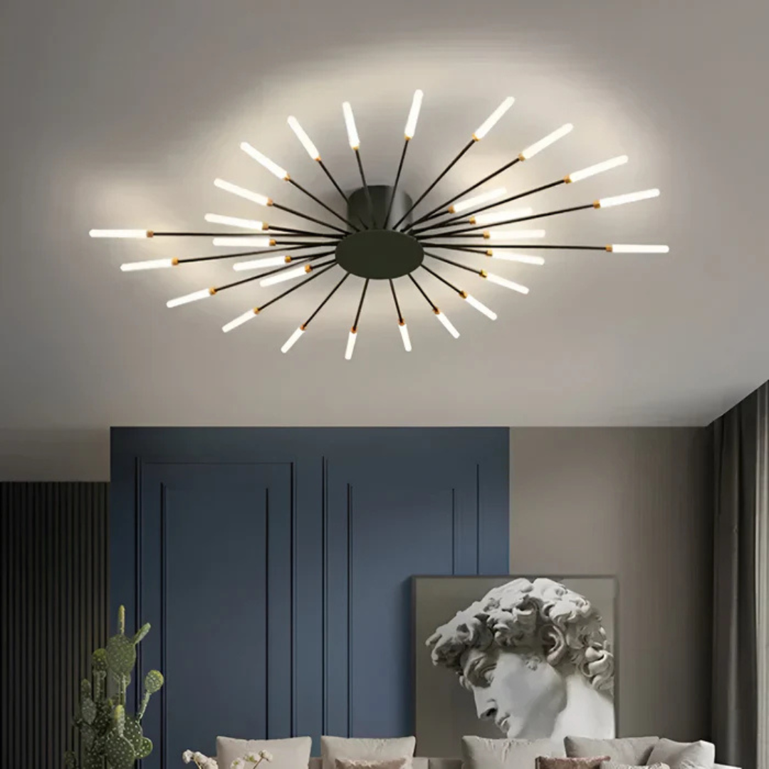 Spiral - Lampada a Soffitto LED di Lusso | Elegante Lampadario per il Soggiorno