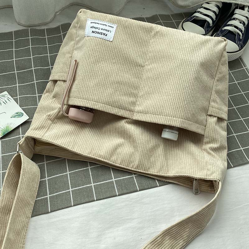 Women's Casual Multi-Pocket Shoulder Bag with Adjustable Strap
