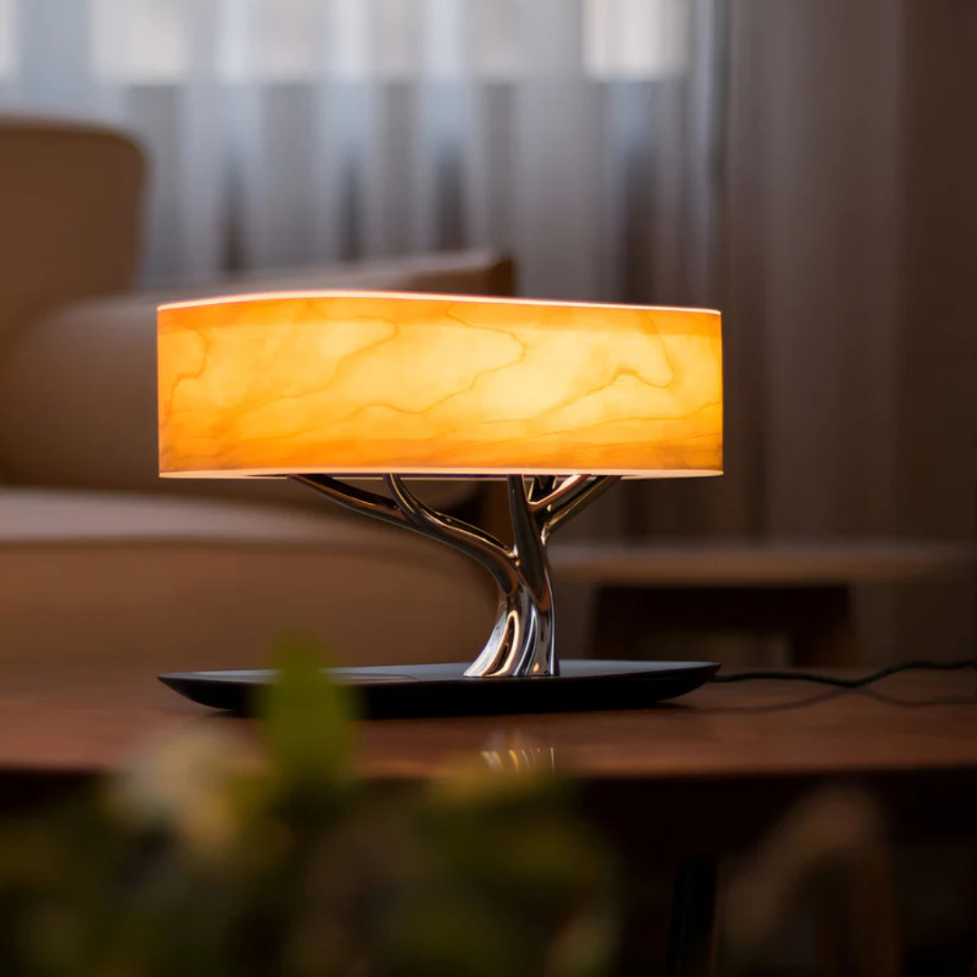 Dormi - Lampada da Tavolo LED Multifunzionale con Bluetooth e Funzione di Caricamento