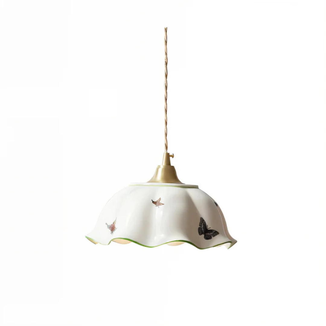 Bliss - Lampada a Sospensione in Ceramica LED per Tavolo da Pranzo