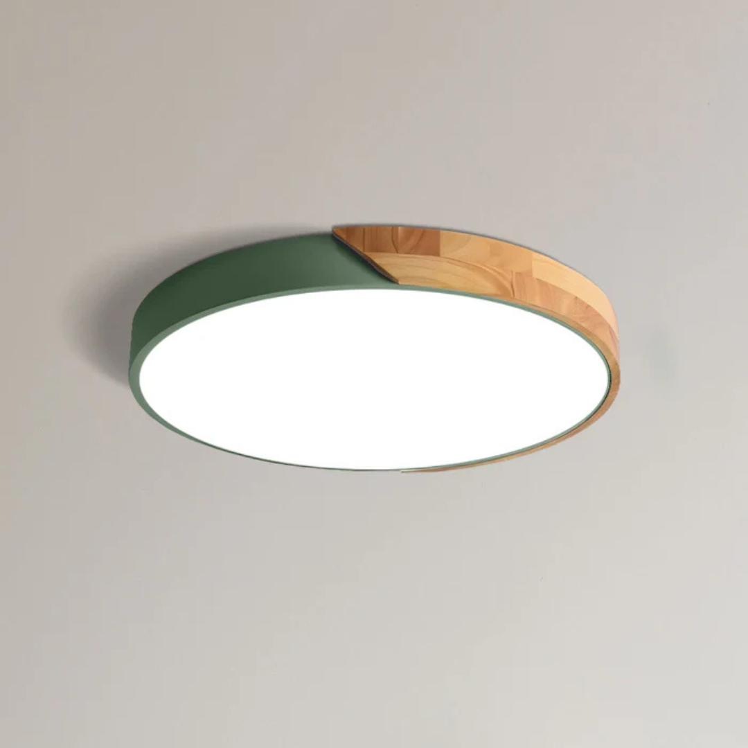 Delos - Lampada a Soffitto LED in Legno Scandinavo