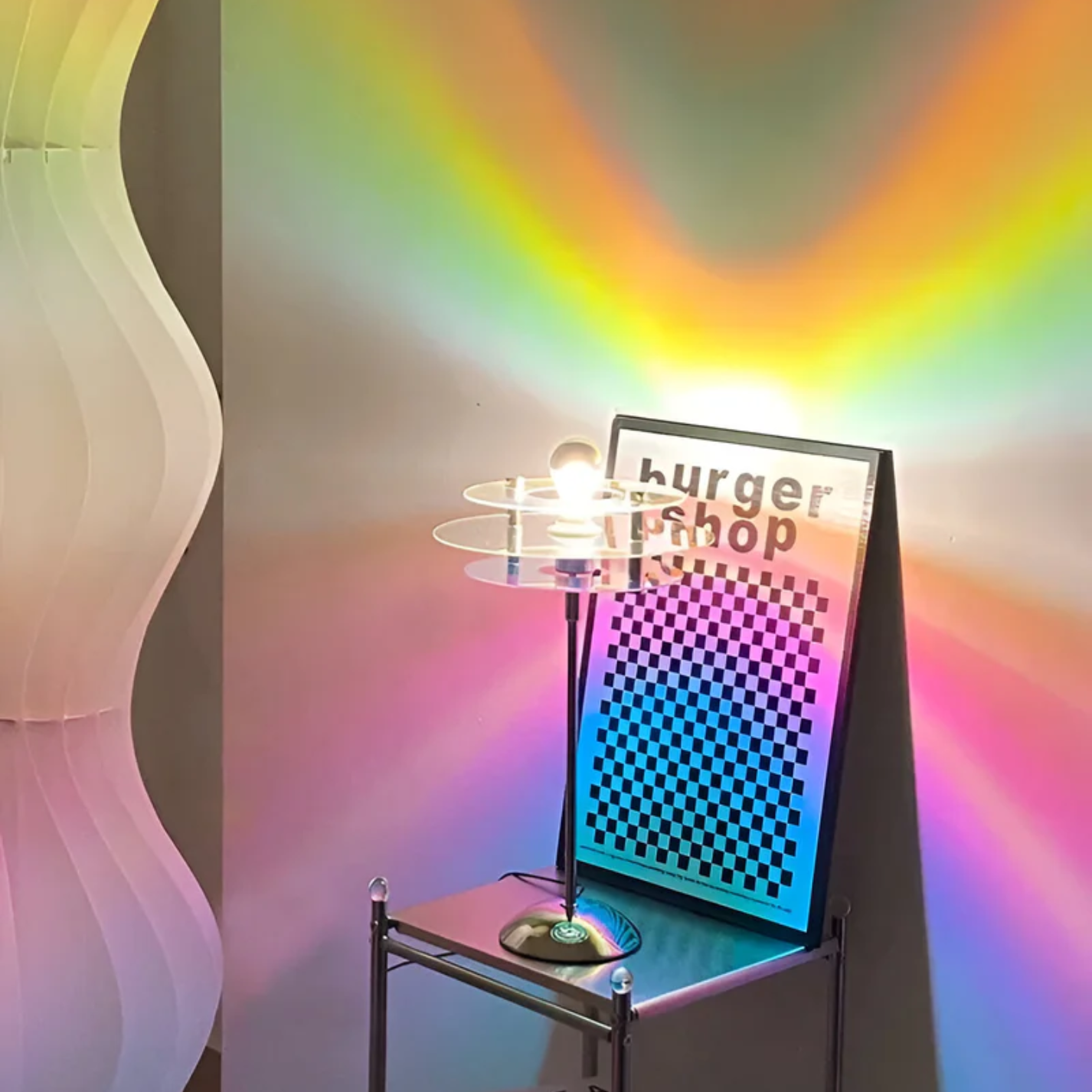Sylinaea - Lampada da Tavolo LED Retro Stile Disco
