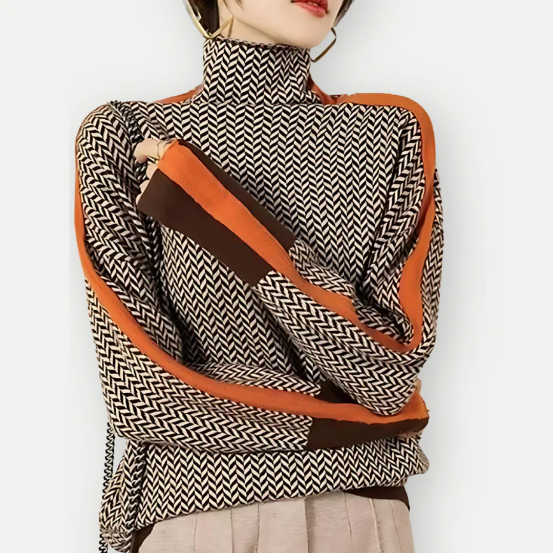 Clauzia | Women's Modern Long Sleeve Winter Sweater