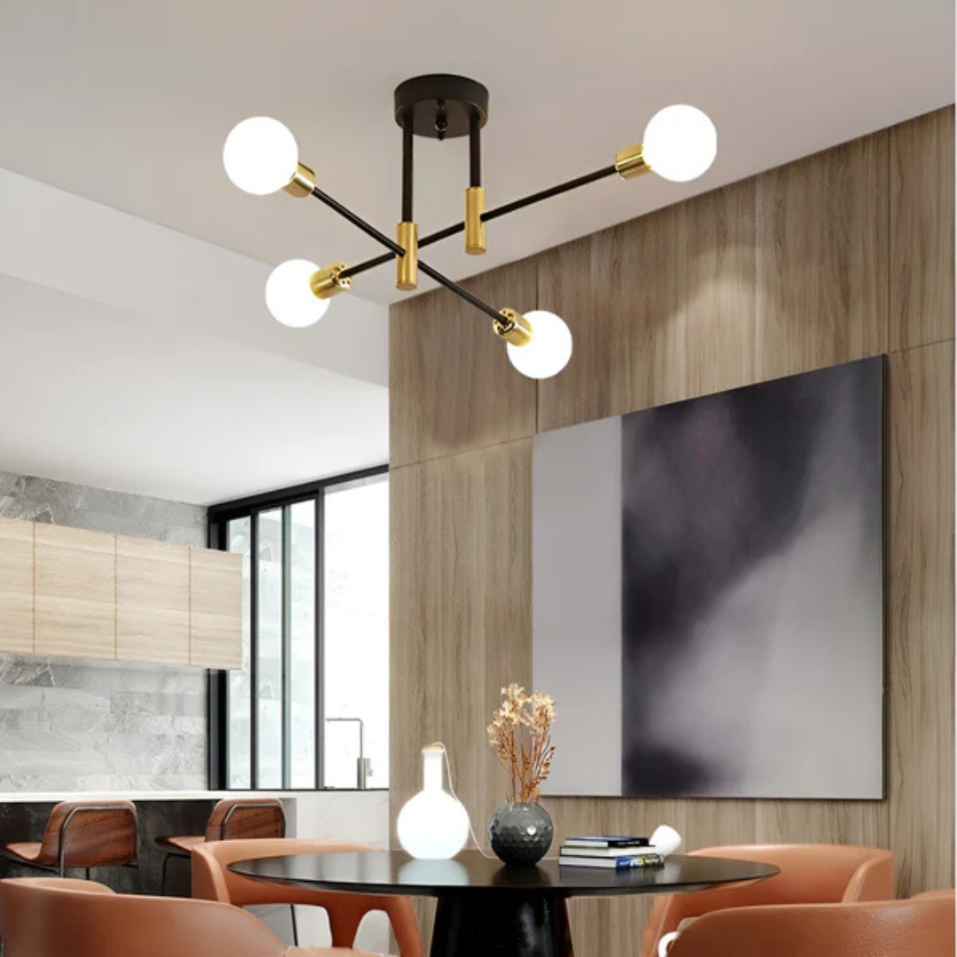 Helen - Lampada LED da Soffitto in Stile Retrò
