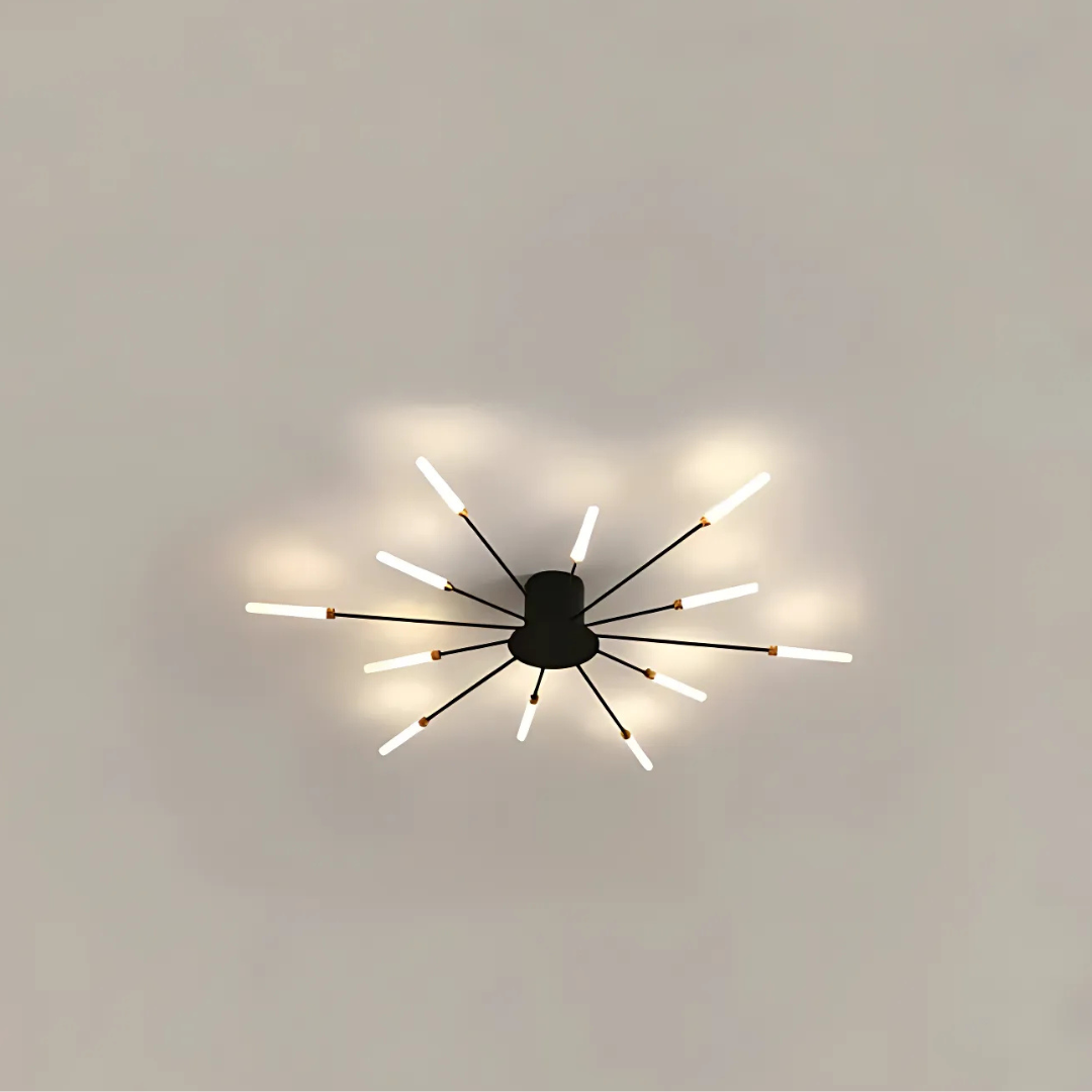 Spiral - Lampada a Soffitto LED di Lusso | Elegante Lampadario per il Soggiorno