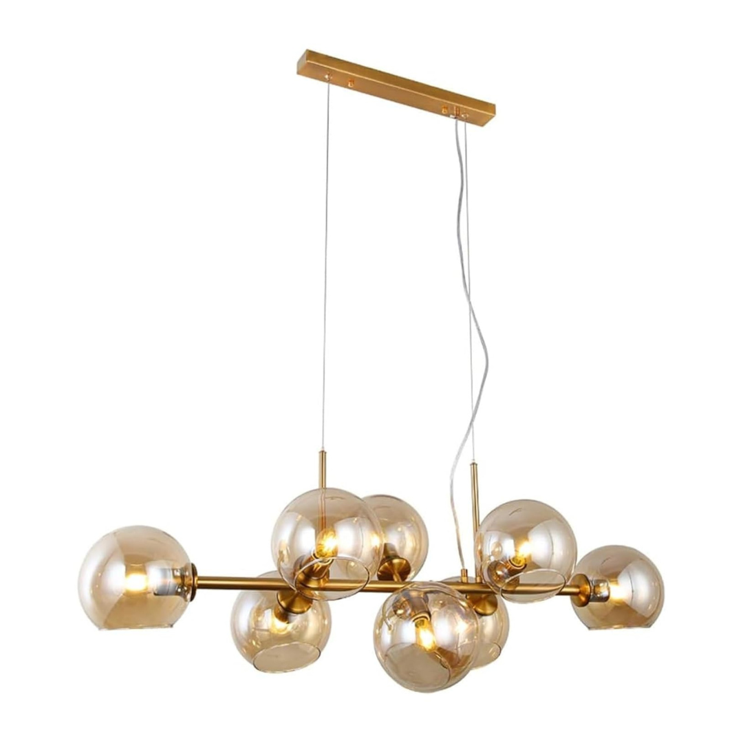 Lampada a Sospensione Spot Luxe in Vetro – Design Elegante per il Tavolo da Pranzo