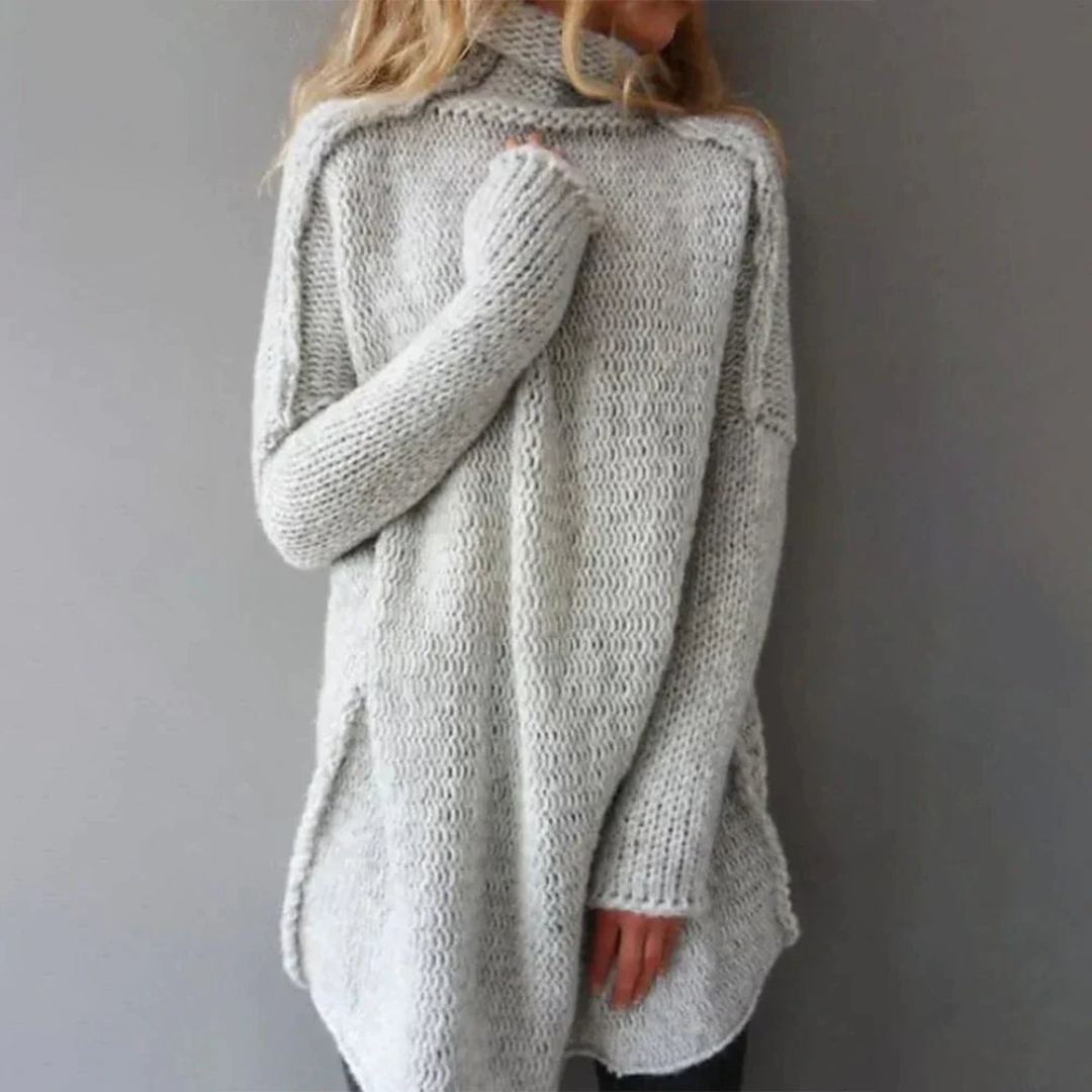 Linar | Women's Oversized Grey Sweater