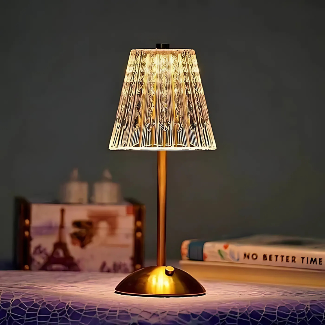 Cristallo - Lampada da Tavolo LED in Cristallo
