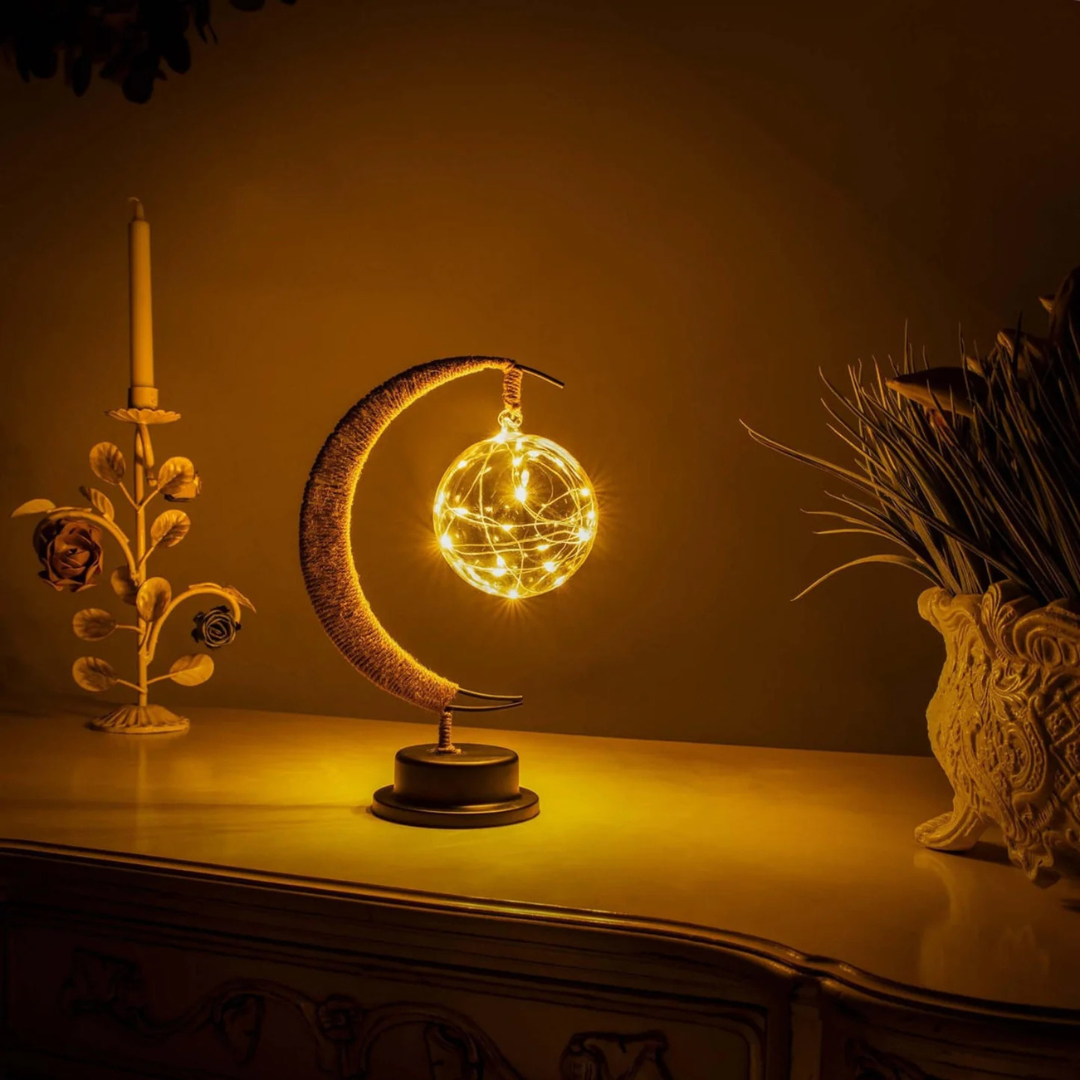 Solvix - Lampada da Tavolo Luna Incantevole