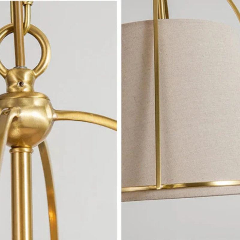 Pallas - Lampada a Sospensione Moderna in Tessuto con Struttura in Ottone" can be rewritten as:

"Pallas - Lampada Sospesa Moderna in Tessuto con Struttura in Ottone