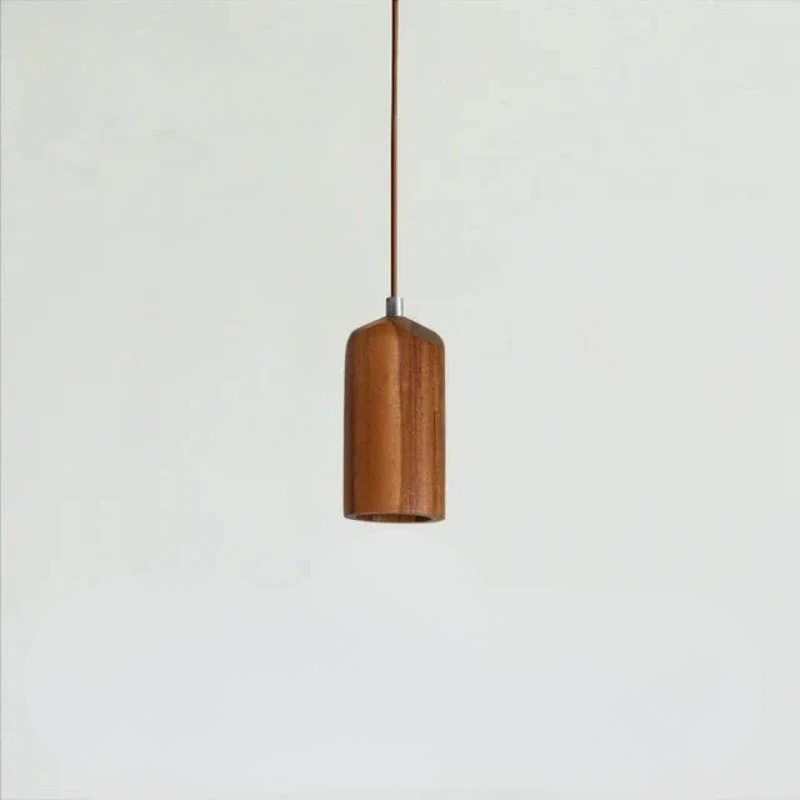 Thalene - Lampada a sospensione moderna in legno scandinavo con illuminazione LED