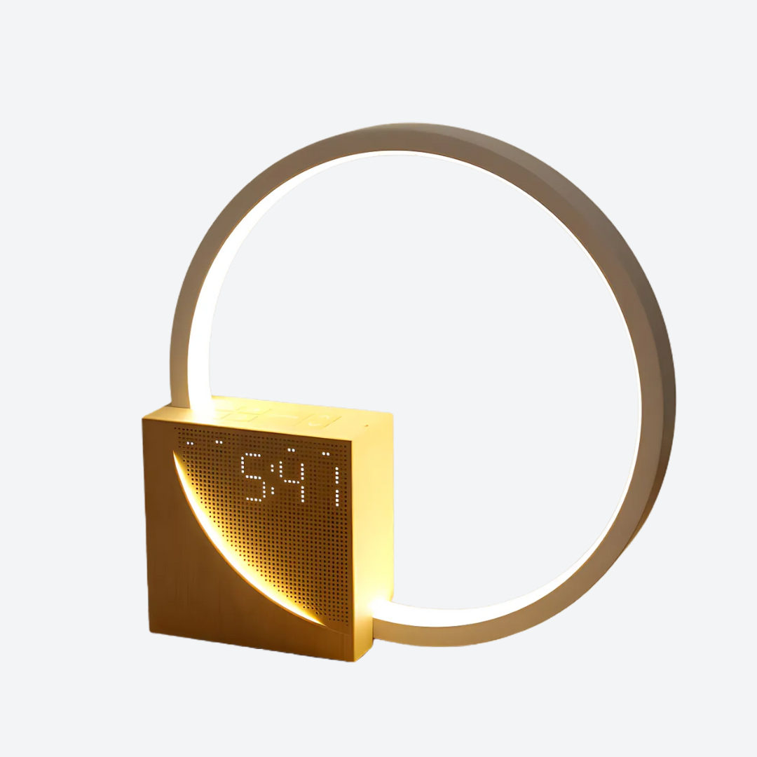 Lunara - Lampada da Tavolo LED Multifunzionale con Porta USB Integrata