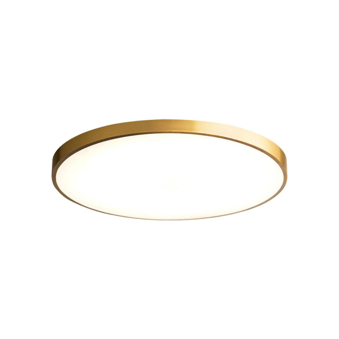 Icho - Plafoniera LED Ultra Sottile in Oro