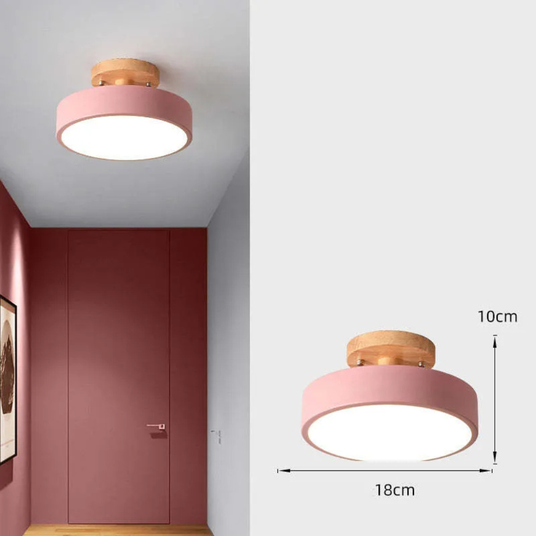 Illumine - Lampada da soffitto LED in legno