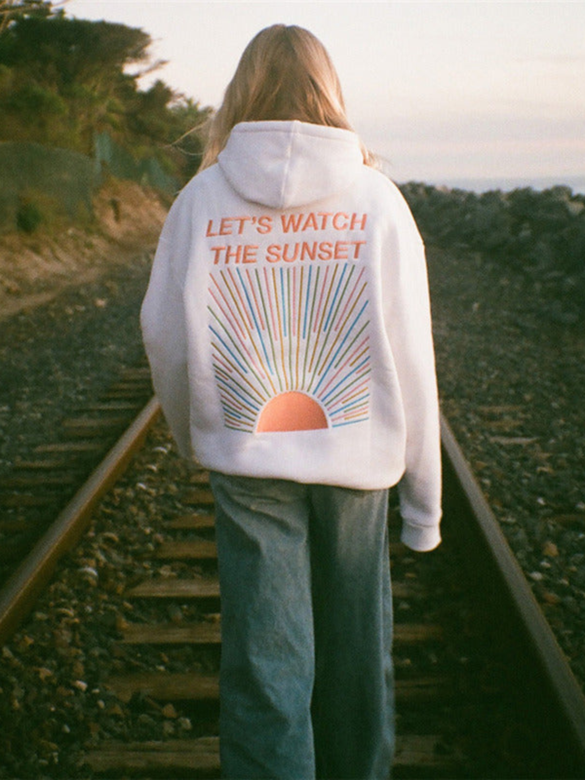 Women's Hoodie Inspired by Sunset Colors