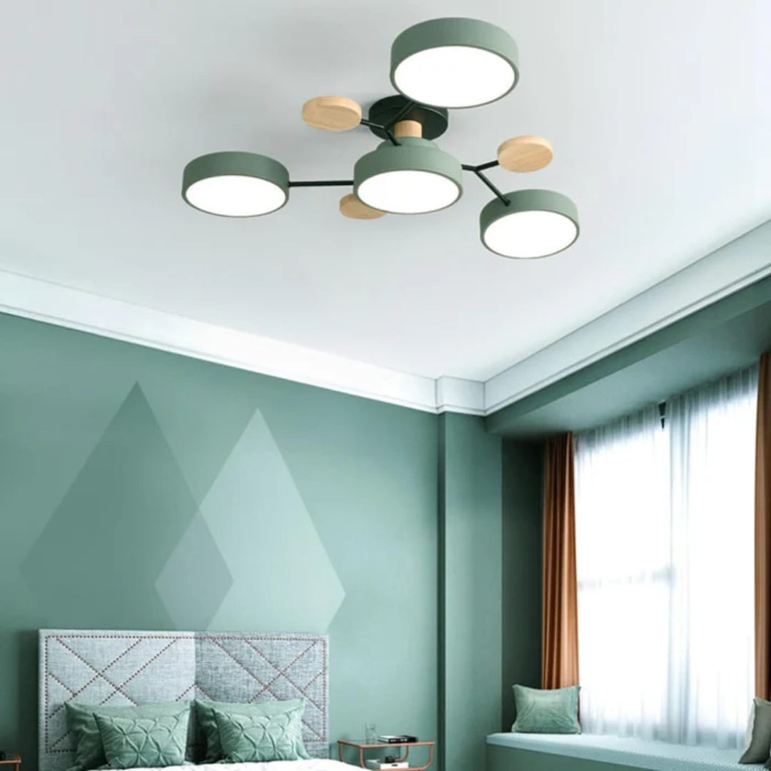 Clio - Lampada LED Moderna da Soffitto di Forma Rotonda
