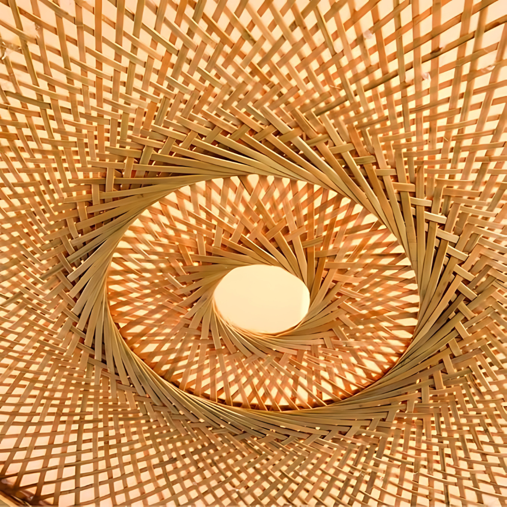 Maelira - Lampada a soffitto in bambù naturale