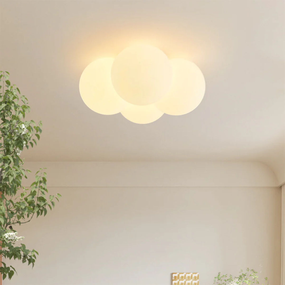 Raxa - Lampada a soffitto LED a forma di nuvola in stile scandinavo