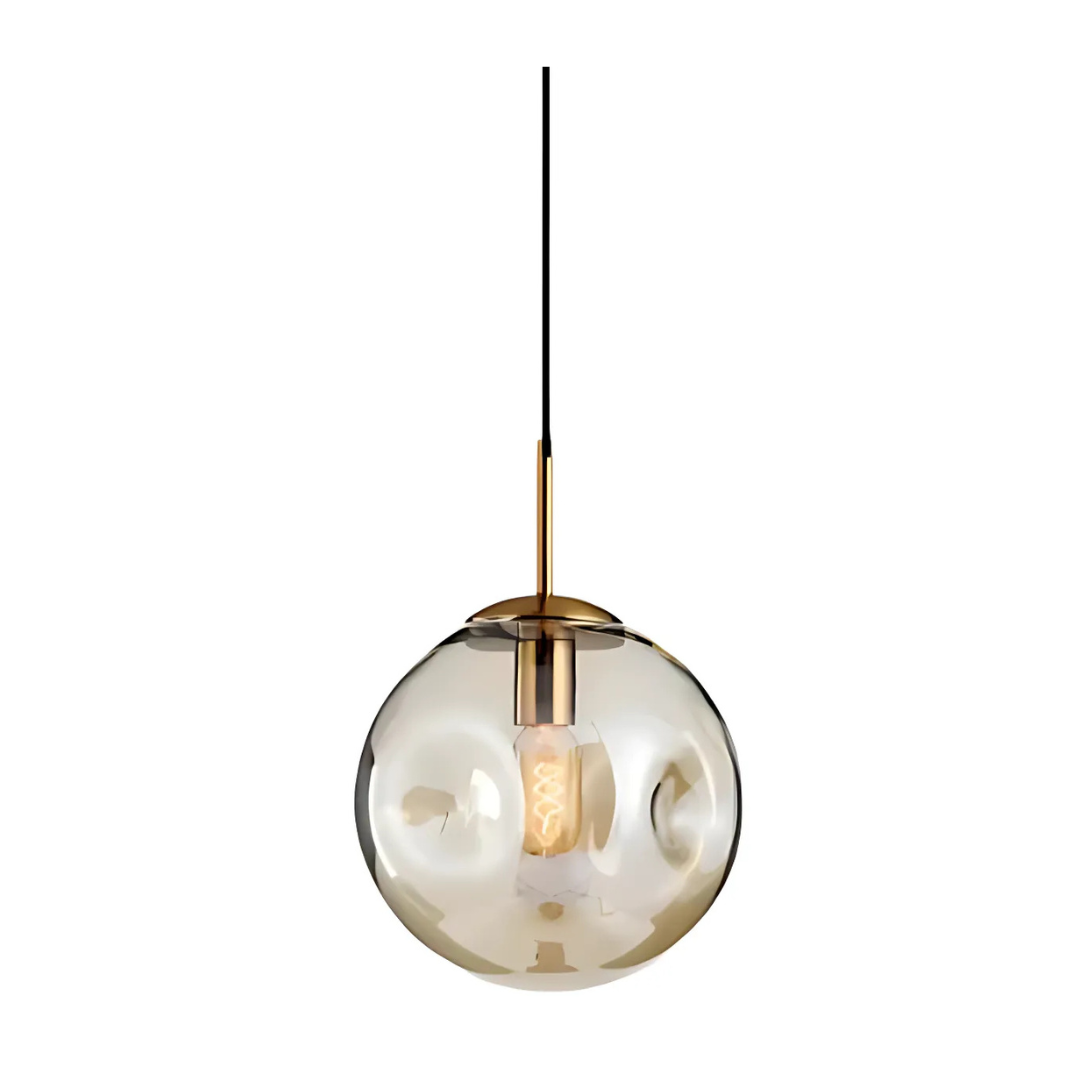Elegante Lampada da Tavolo Globe in Vetro - Lampada a Sospensione