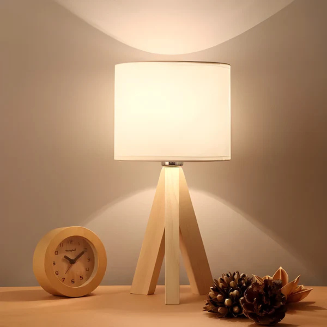 Oikos - Lampada da Tavolo LED in Legno Naturale