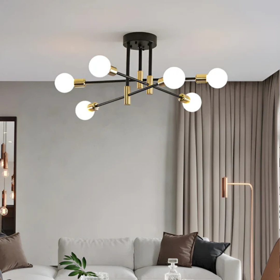 Helen - Lampada LED da Soffitto in Stile Retrò