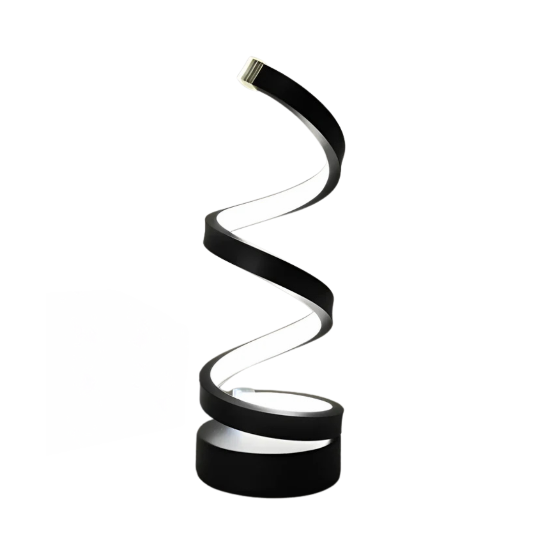 Leto - Lampada da Tavolo LED con Design Spirale