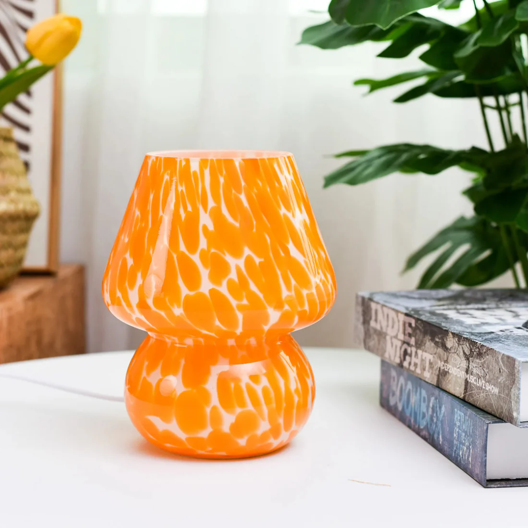 Troy - Lampada da Tavolo Colorata a Forma di Fungo