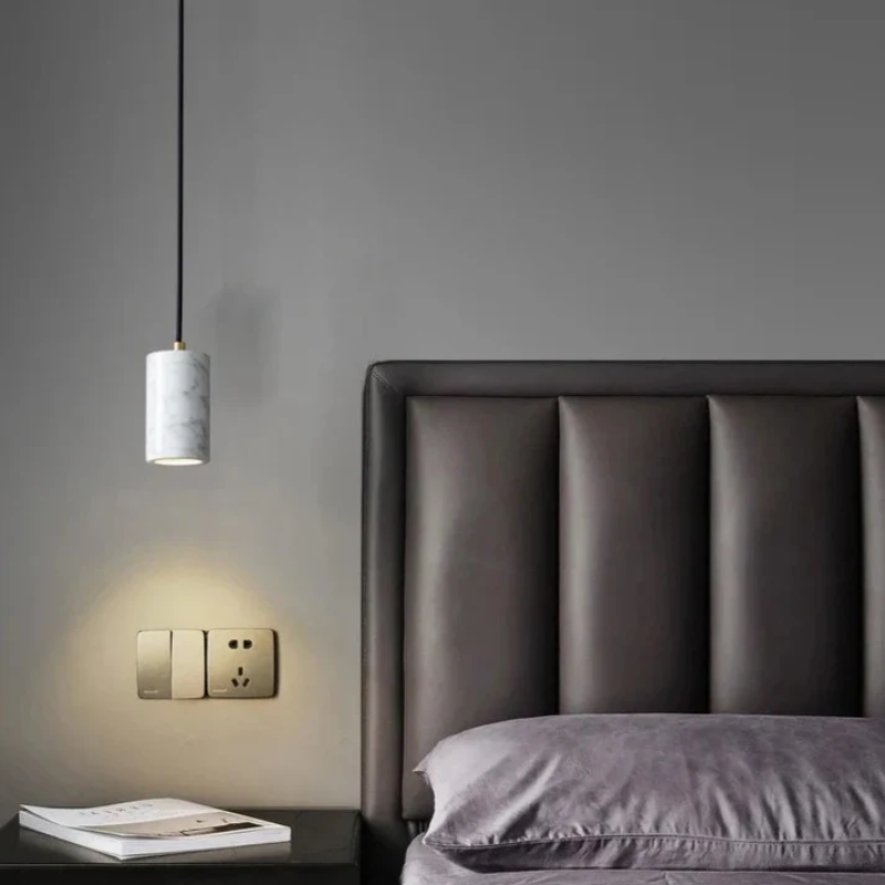 Velena - Lampada a sospensione LED in marmo dal design minimalista