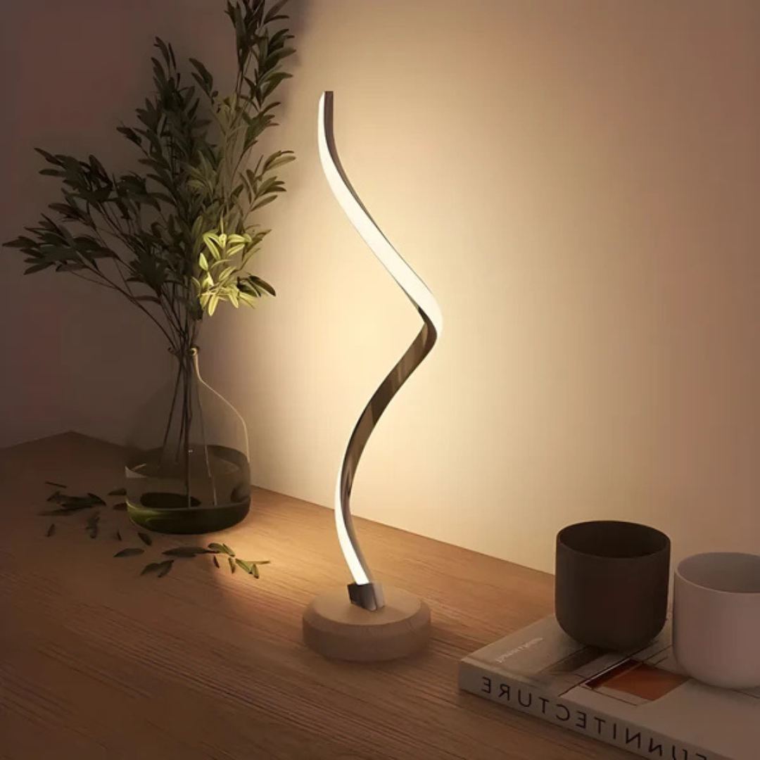 Rustico - Dimmerable LED Table Lamp in Wood