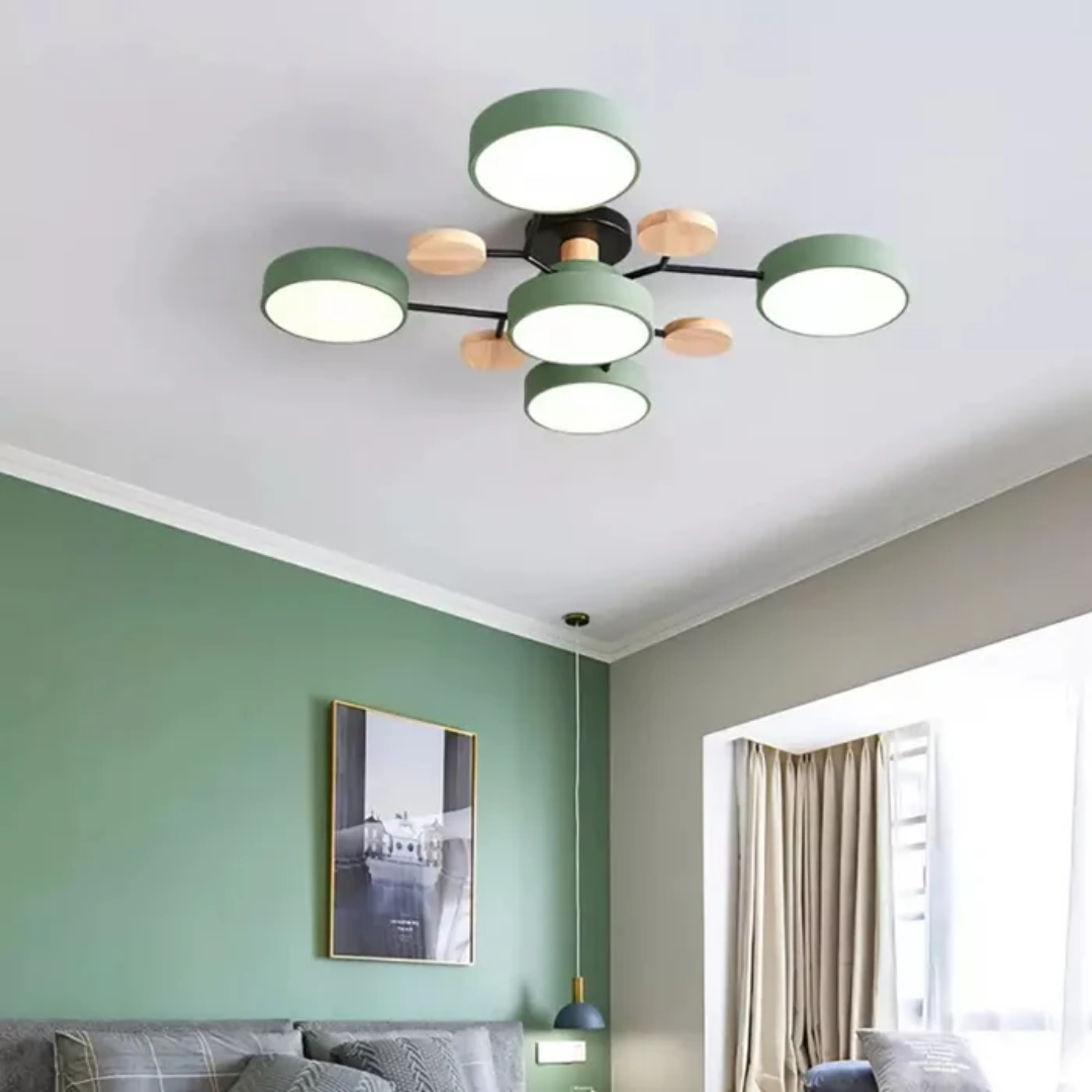 Clio - Lampada LED Moderna da Soffitto di Forma Rotonda