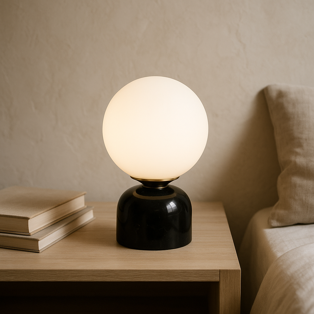 Orantheia - Lampada da Tavolo Moderna per Soggiorno o Camera da Letto