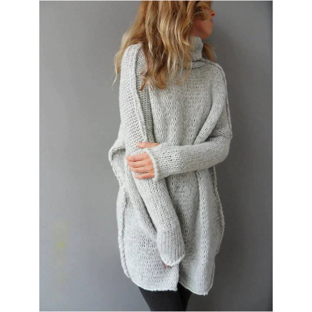 Linar | Women's Oversized Grey Sweater