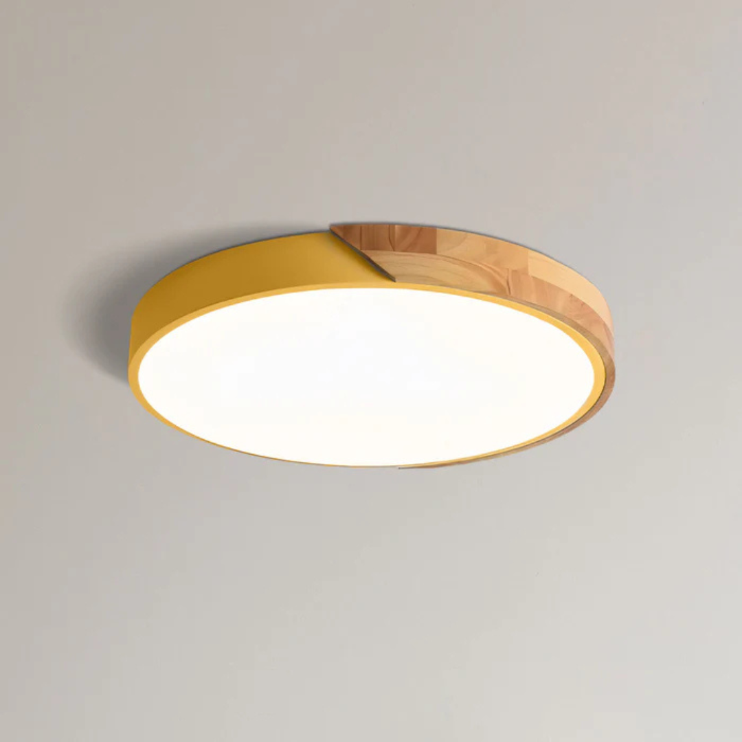 Delos - Lampada a Soffitto LED in Legno Scandinavo