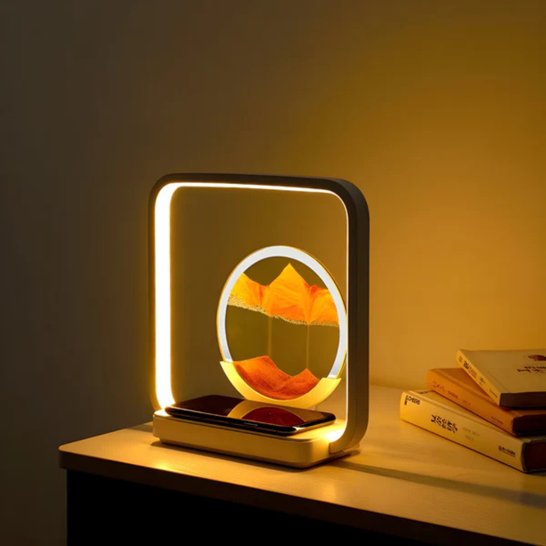 Calida - Lampada Notturna LED 3D con Effetto Sabbia