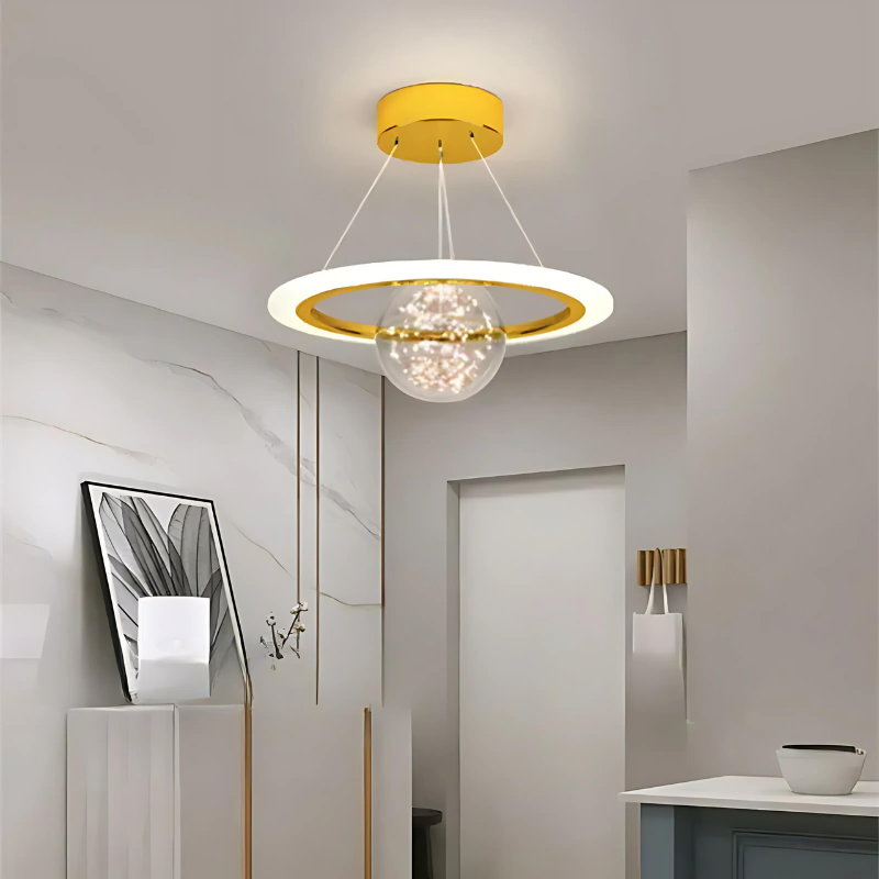 Florisia - Lampada a soffitto LED dimmerabile per interni raffinati