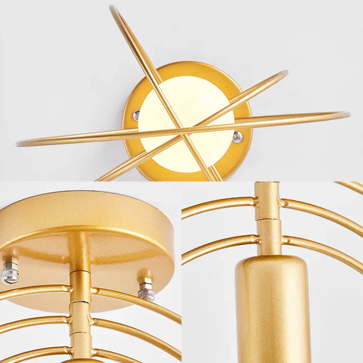 Thaleia - Lampada da soffitto moderna a forma di anello dorato" can be rewritten as:

"Thaleia - Lampada a soffitto moderna con design ad anello dorato