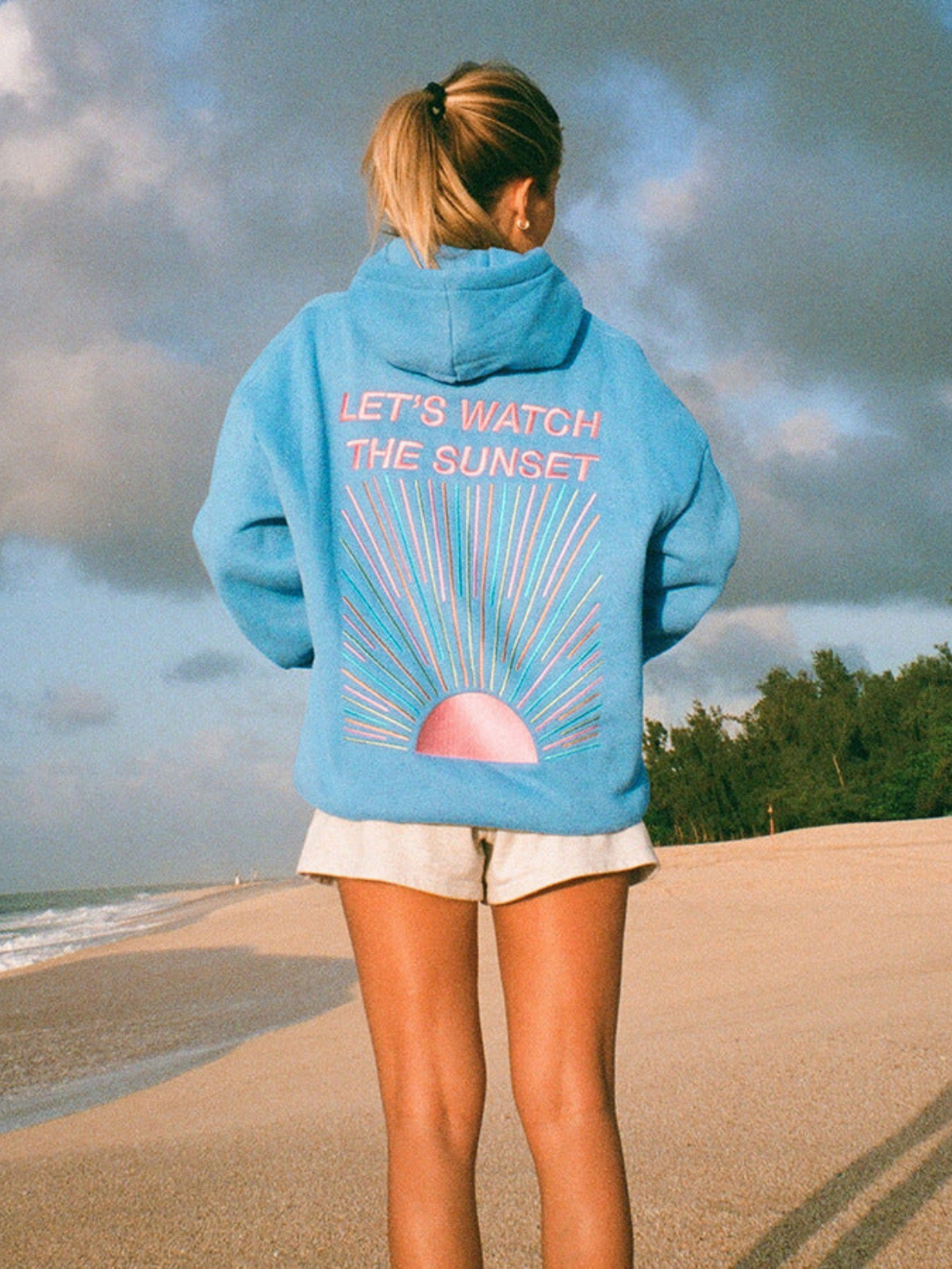 Women's Hoodie Inspired by Sunset Colors