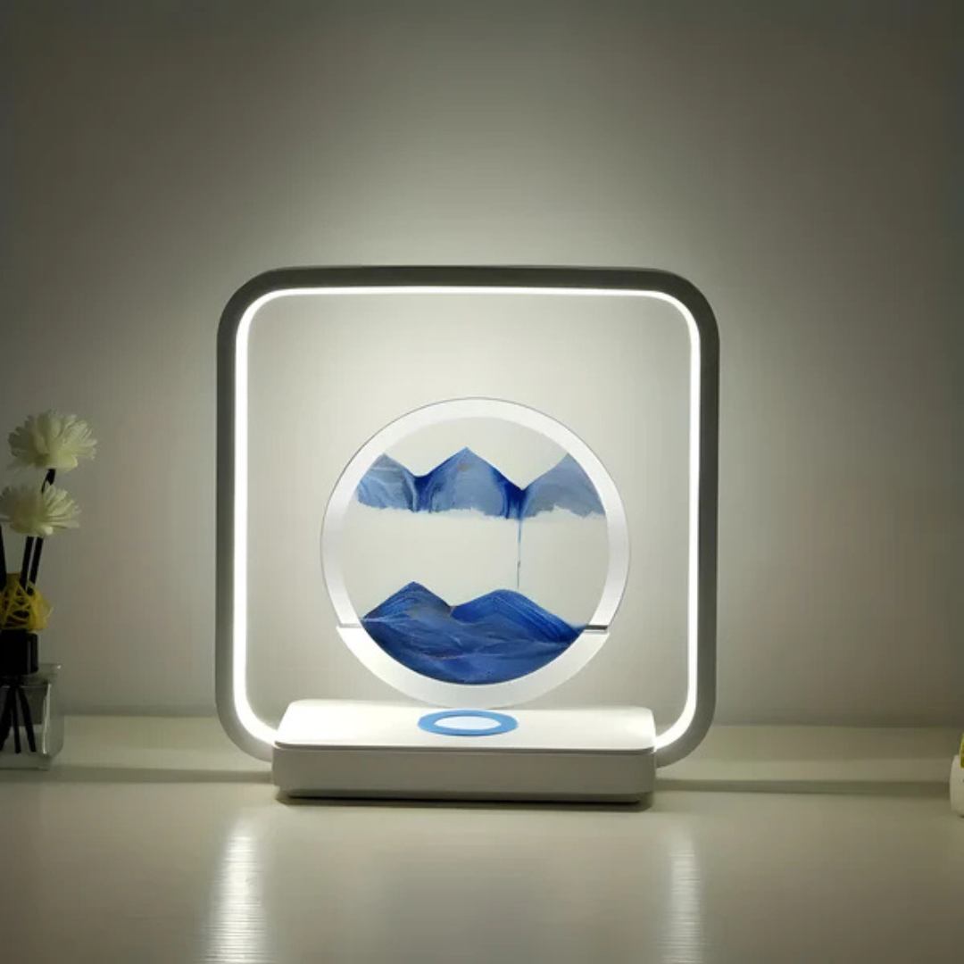 Calida - Lampada Notturna LED 3D con Effetto Sabbia