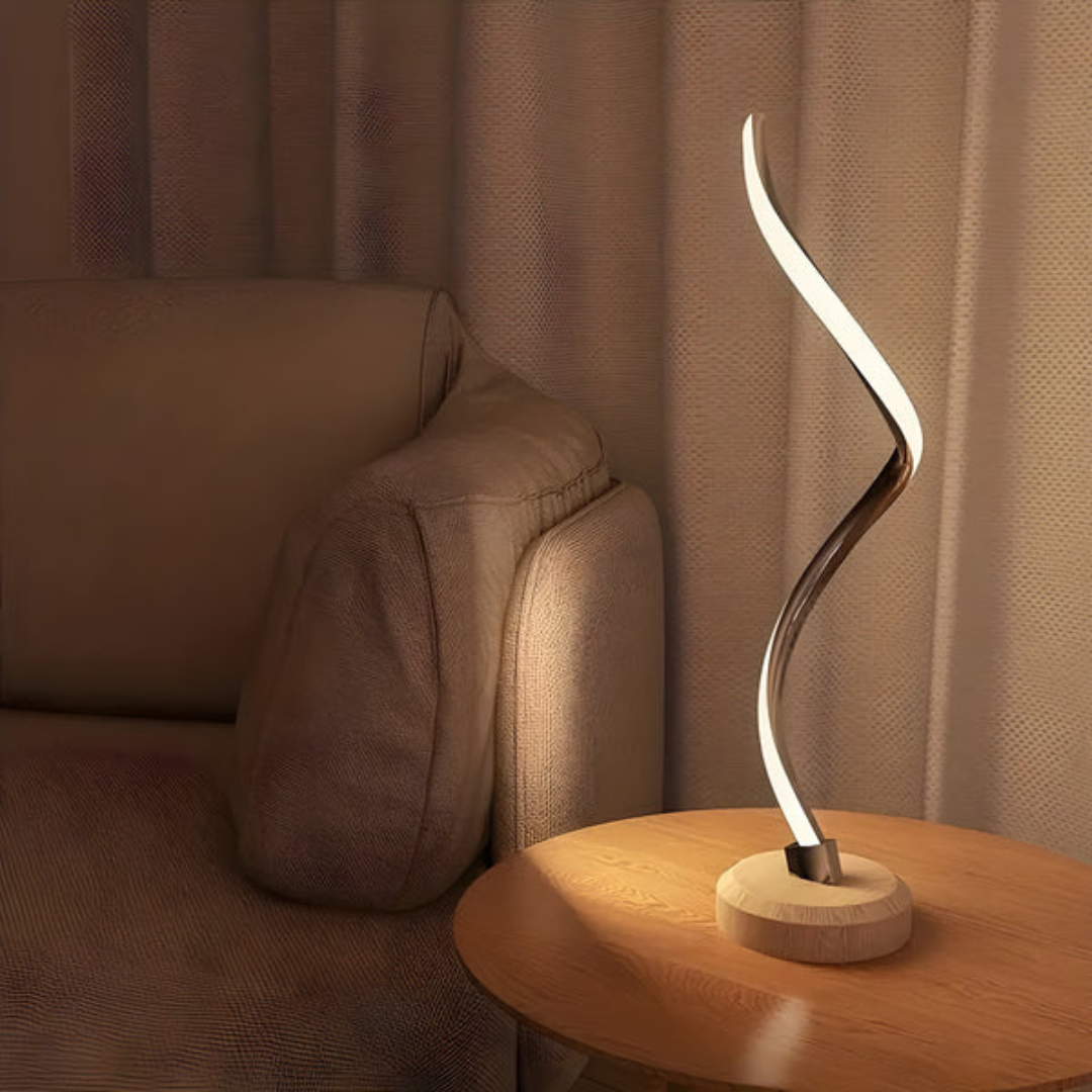 Rustico - Dimmerable LED Table Lamp in Wood
