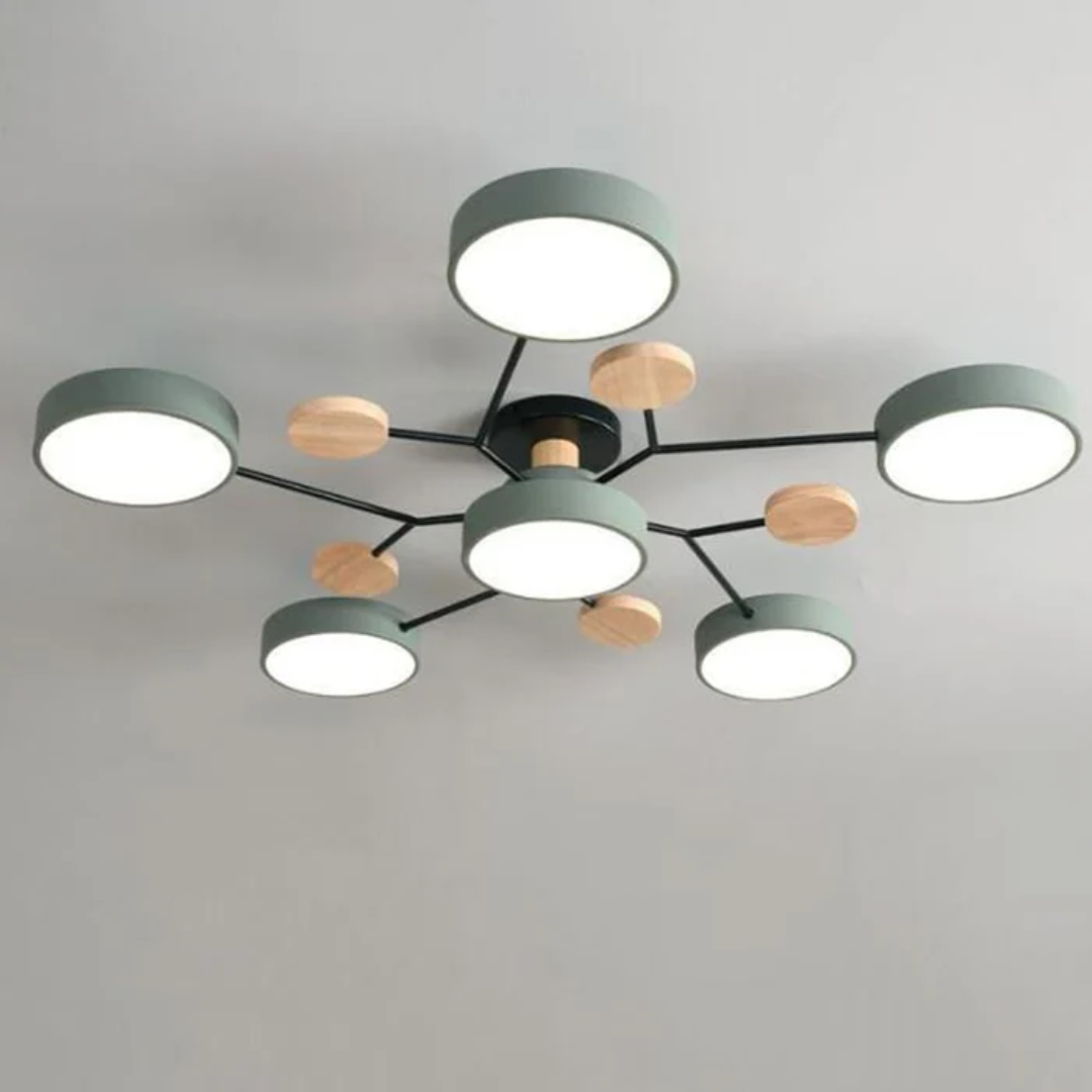 Clio - Lampada LED Moderna da Soffitto di Forma Rotonda